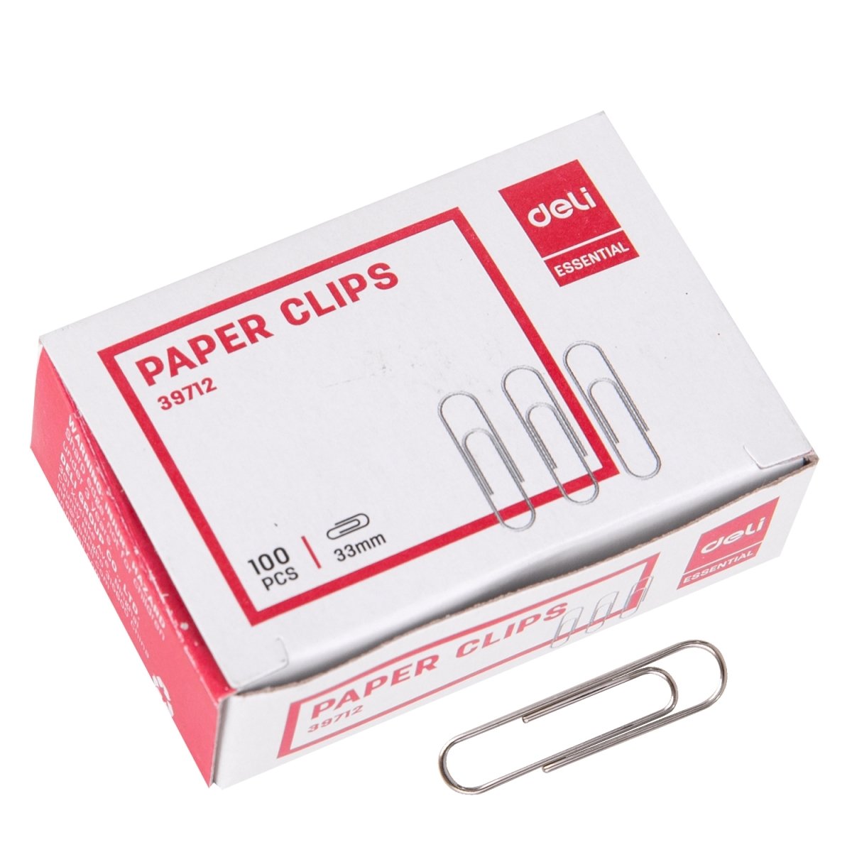 Deli Paper Clips 33mm