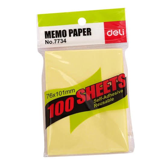 Deli Sticky Memo Paper