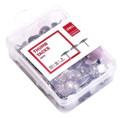 Deli Thumb Tacks- Silver