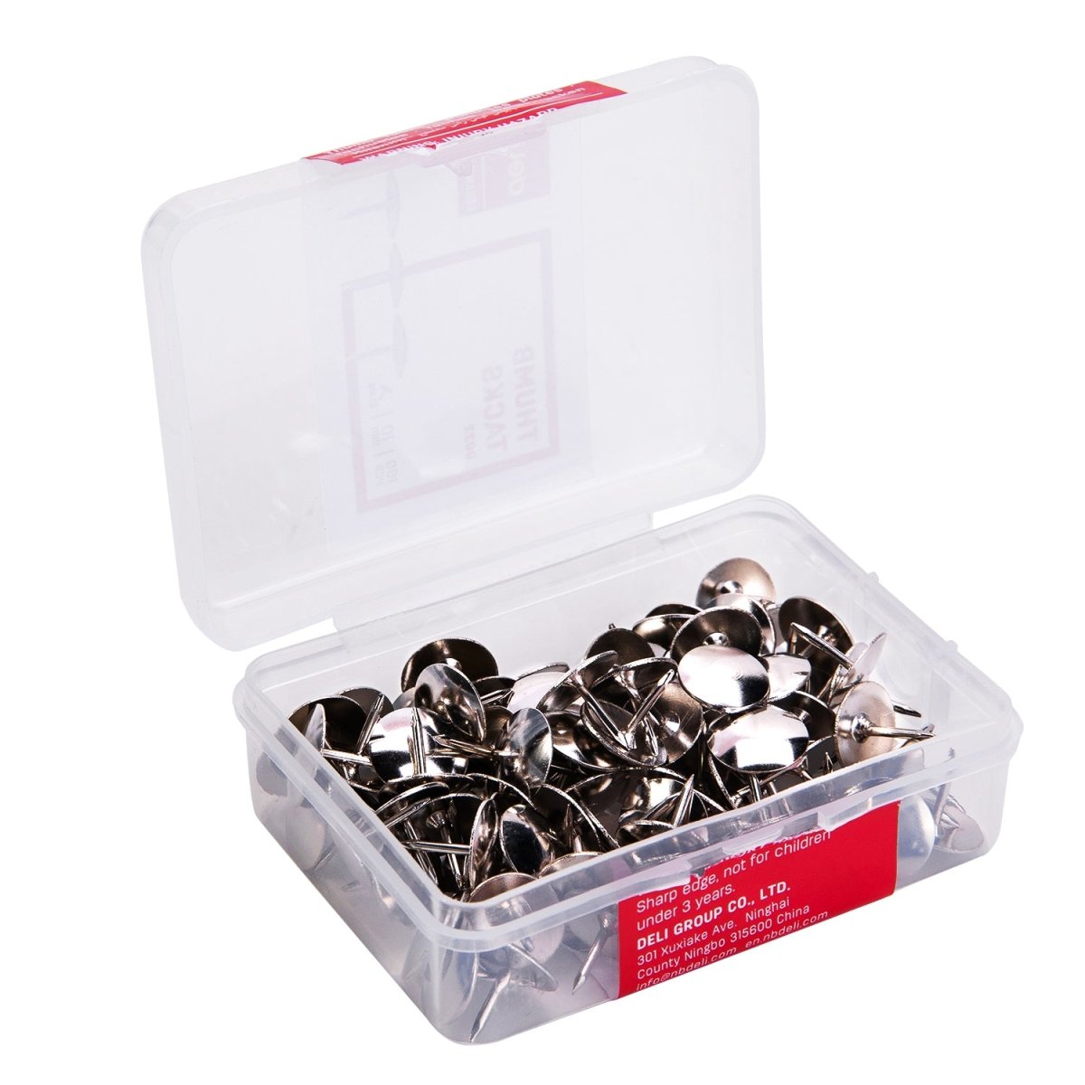 Deli Thumb Tacks- Silver