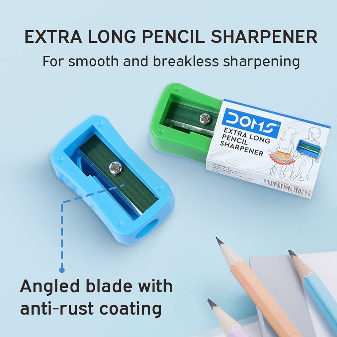 Doms Extra Long Pencil Sharpeners Set Of 6