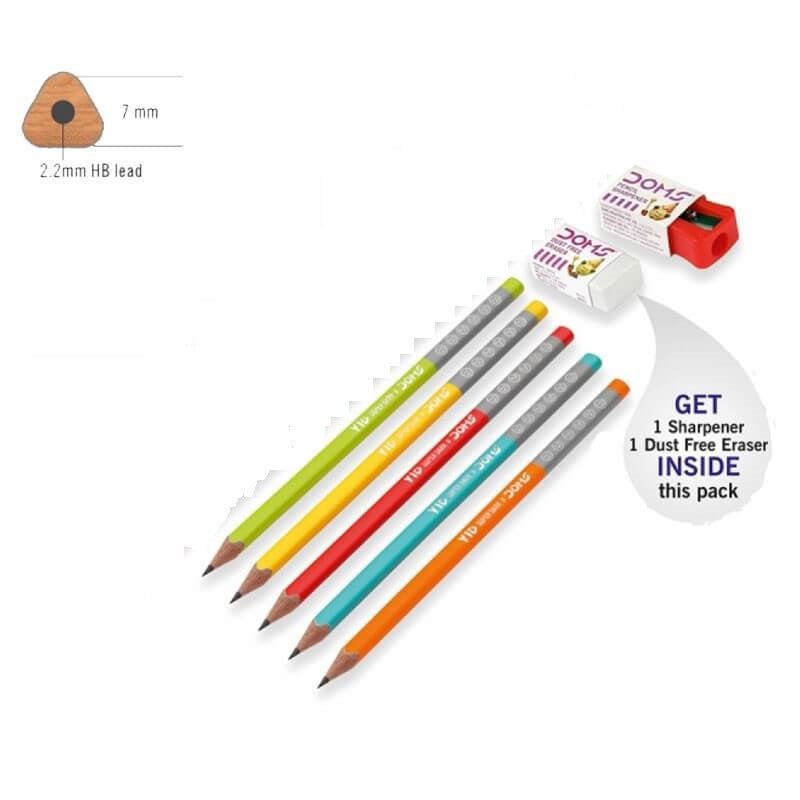 Doms Super Dark HB/2 Graphite Pencils (Pack of 2)