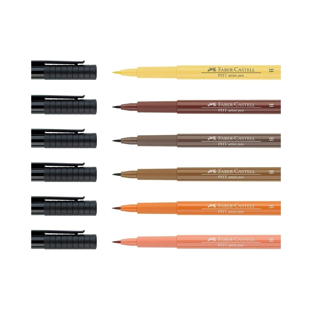 Faber-Castell 6 PITT Artist Pens