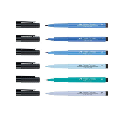 Faber-Castell 6 PITT Artist Pens