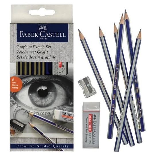 Faber-Castell Graphite Sketch Set of 6