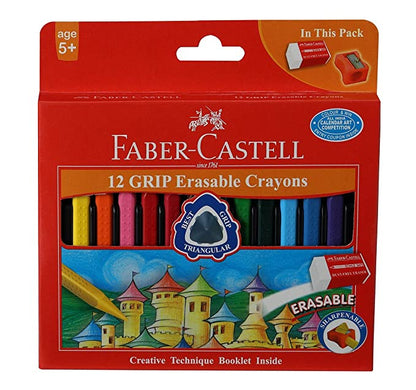 Faber-Castell Grip Erasable Crayons