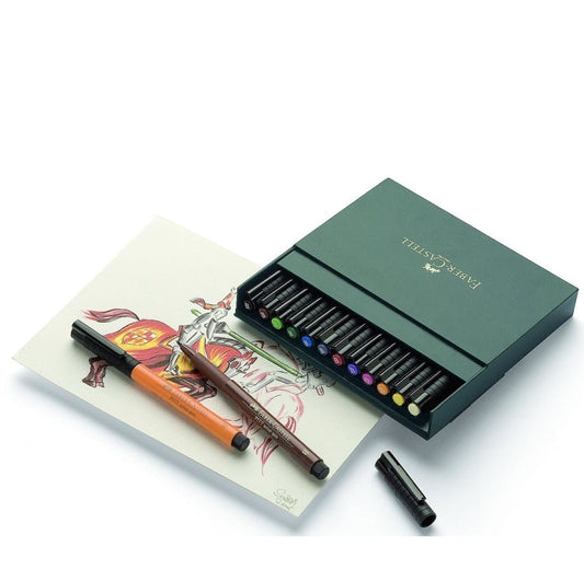 Faber-Castell Pitt Artist Colour Pen Brush Set