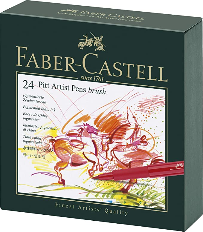 Faber-Castell Pitt Artist Colour Pen Brush Set