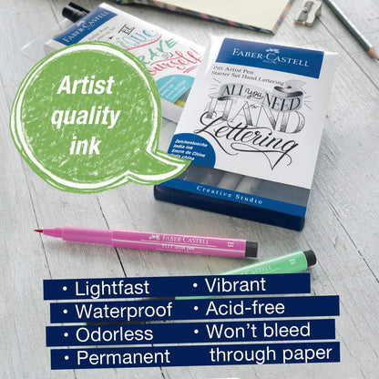 Faber-Castell Pitt Artist Pen Starter Set Hand Lettering