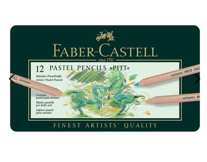 Faber Castell Pitt Pastel Pencil Set - Pack of 12