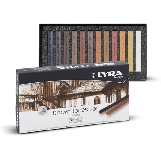 Lyra Brown Tones Chalk Pastels