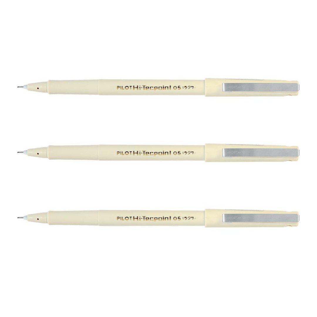 Pilot Hi-Techpoint Rollerball Pens Pack Of 3