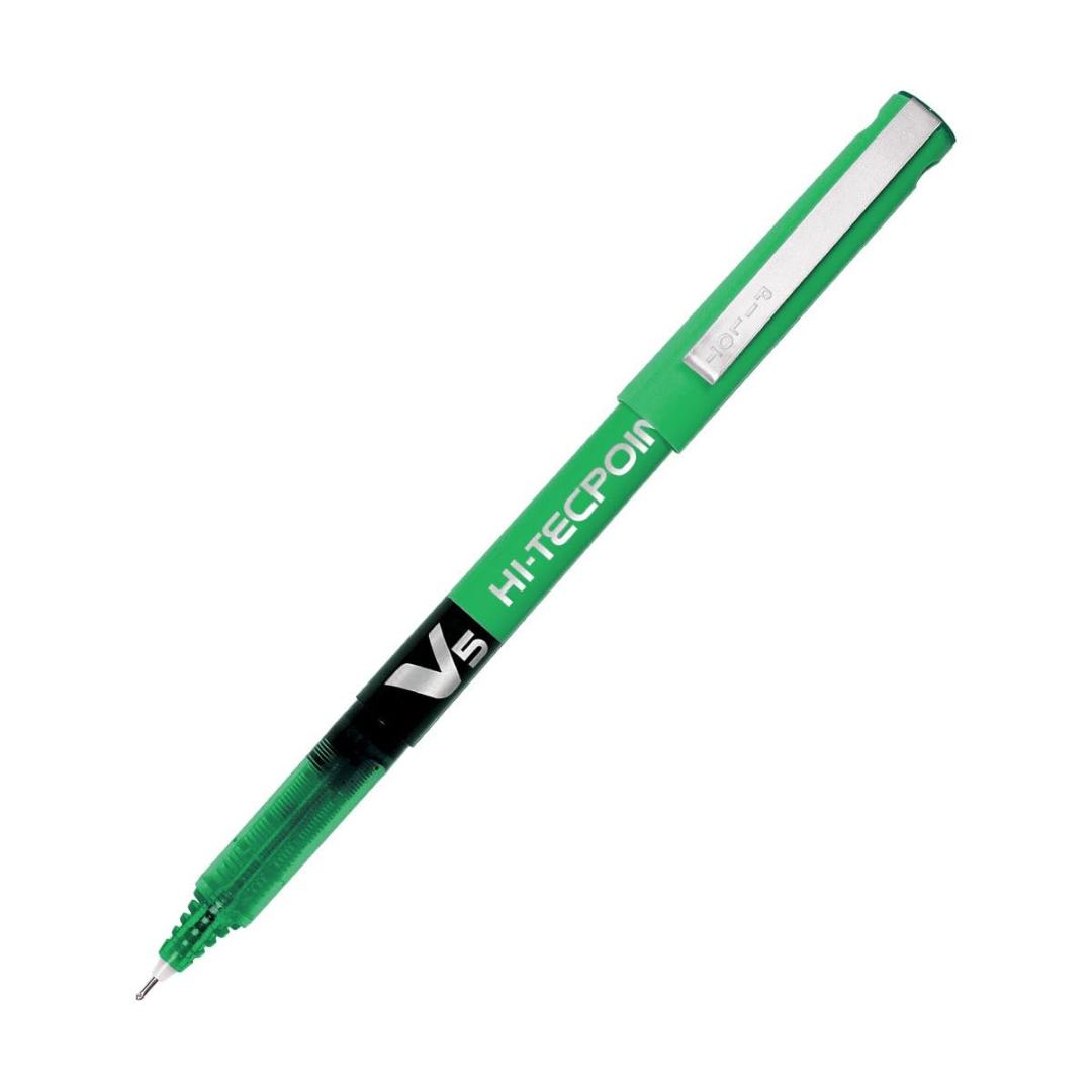 Pilot Vsystem Hi-Techpoint Roller Ball Pens 0.5mm Pack Of 3