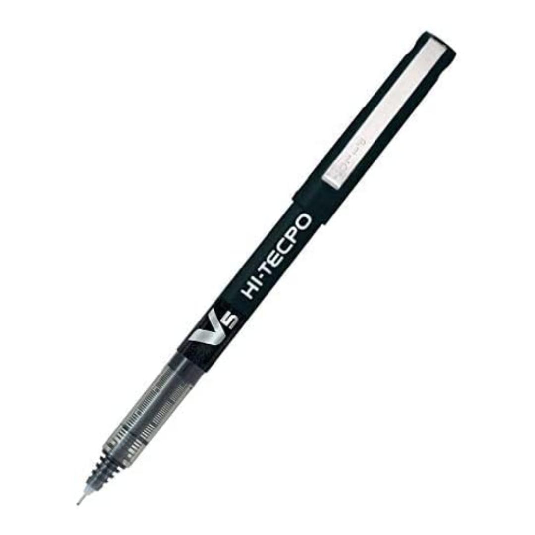 Pilot Vsystem Hi-Techpoint Roller Ball Pens 0.5mm Pack Of 3