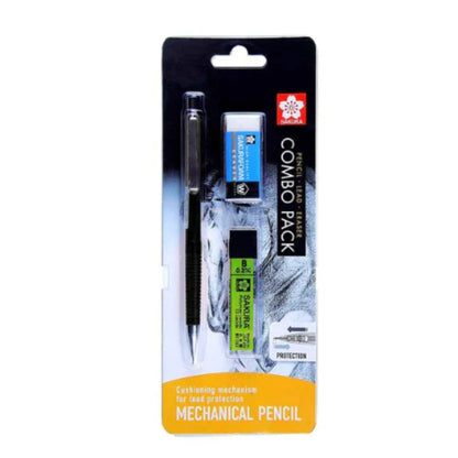 Sakura 0.3mm Mechanical Pencil Lead & Eraser Combo Pack