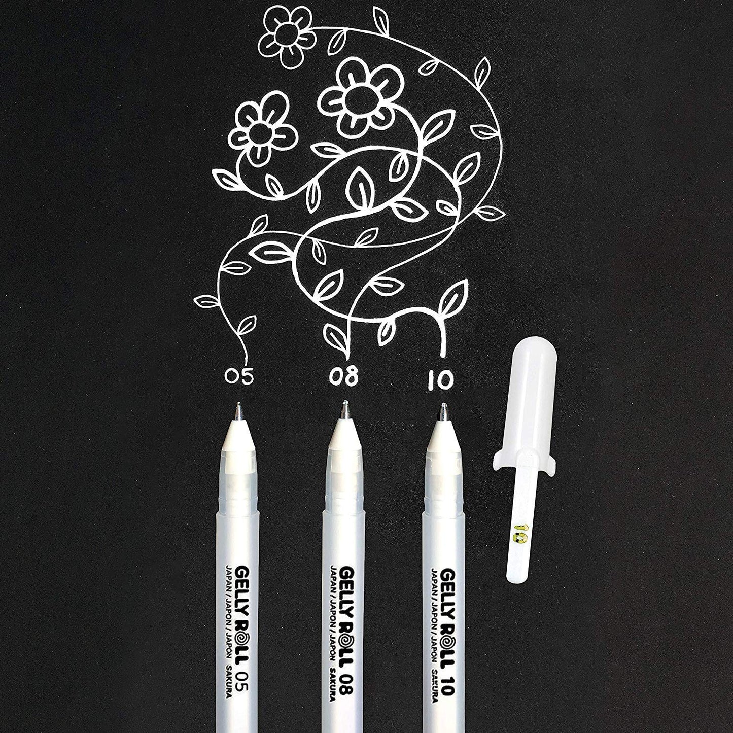 Sakura Gelly Roll Classic 10 White Gel Pen Pen