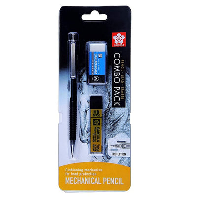 Sakura HB Pencil Lead & Eraser Combo Pack