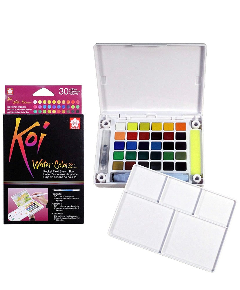 Sakura Koi Watercolour Field Pocket sketch box