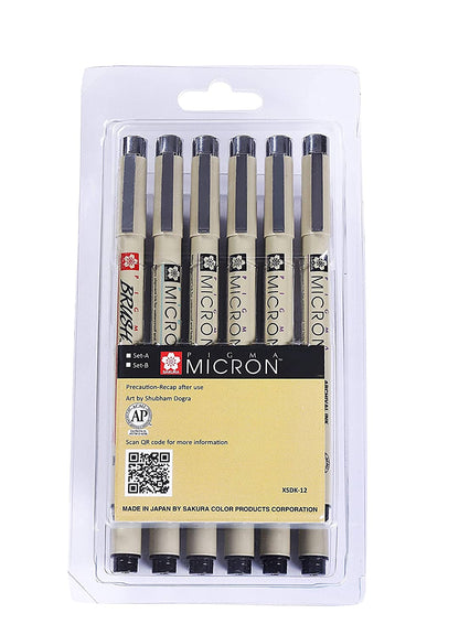 Sakura Pigma Micron Pens - Fine Nib