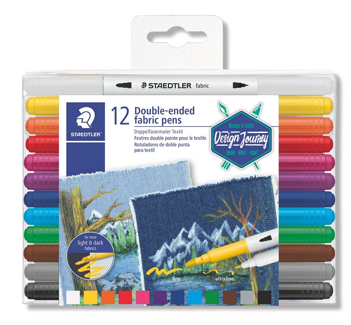 Staedtler Double ended Fabric Pens set