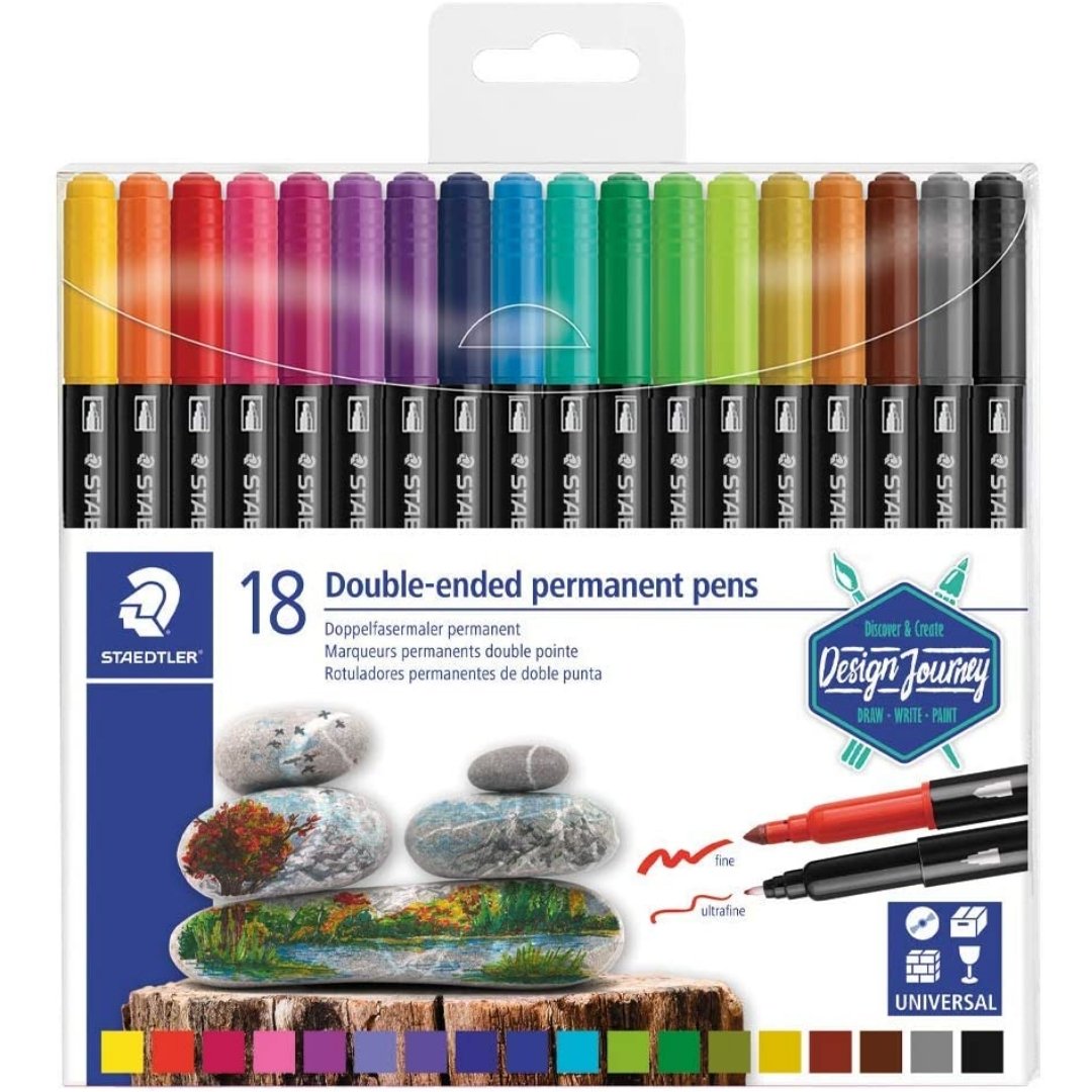 Staedtler Double Ended Permanent Pens