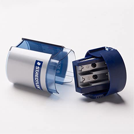 Staedtler Double-Hole Tub Pencil Metal Sharpener