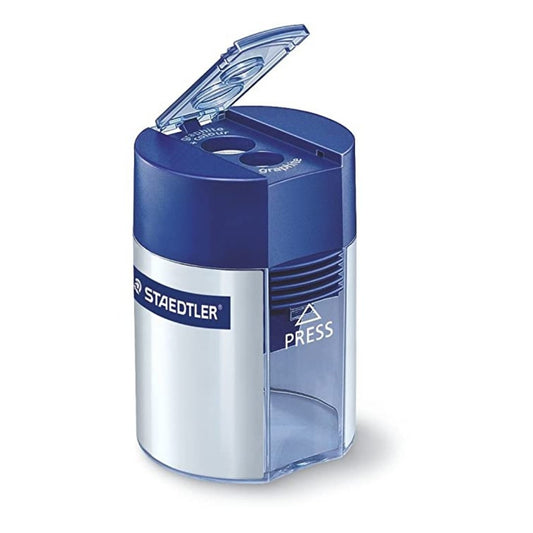 Staedtler Double-Hole Tub Pencil Metal Sharpener