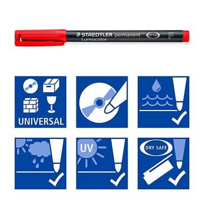 Staedtler Lumo Fine Permanent Marker 0.6mm