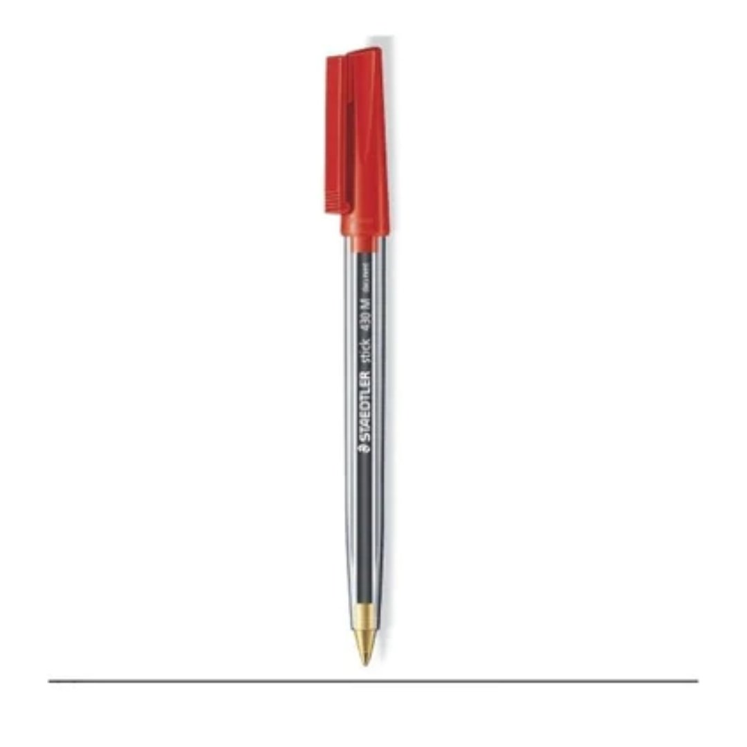 Staedtler Stick 430 Medium 0.35mm Ballpoint Pen (Pack of 2)