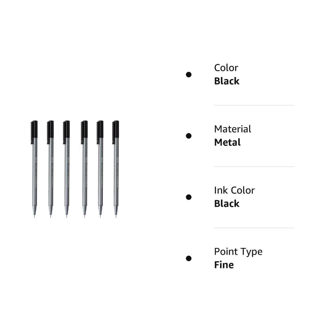 Staedtler Triplus Fineliner Black 0.3mm