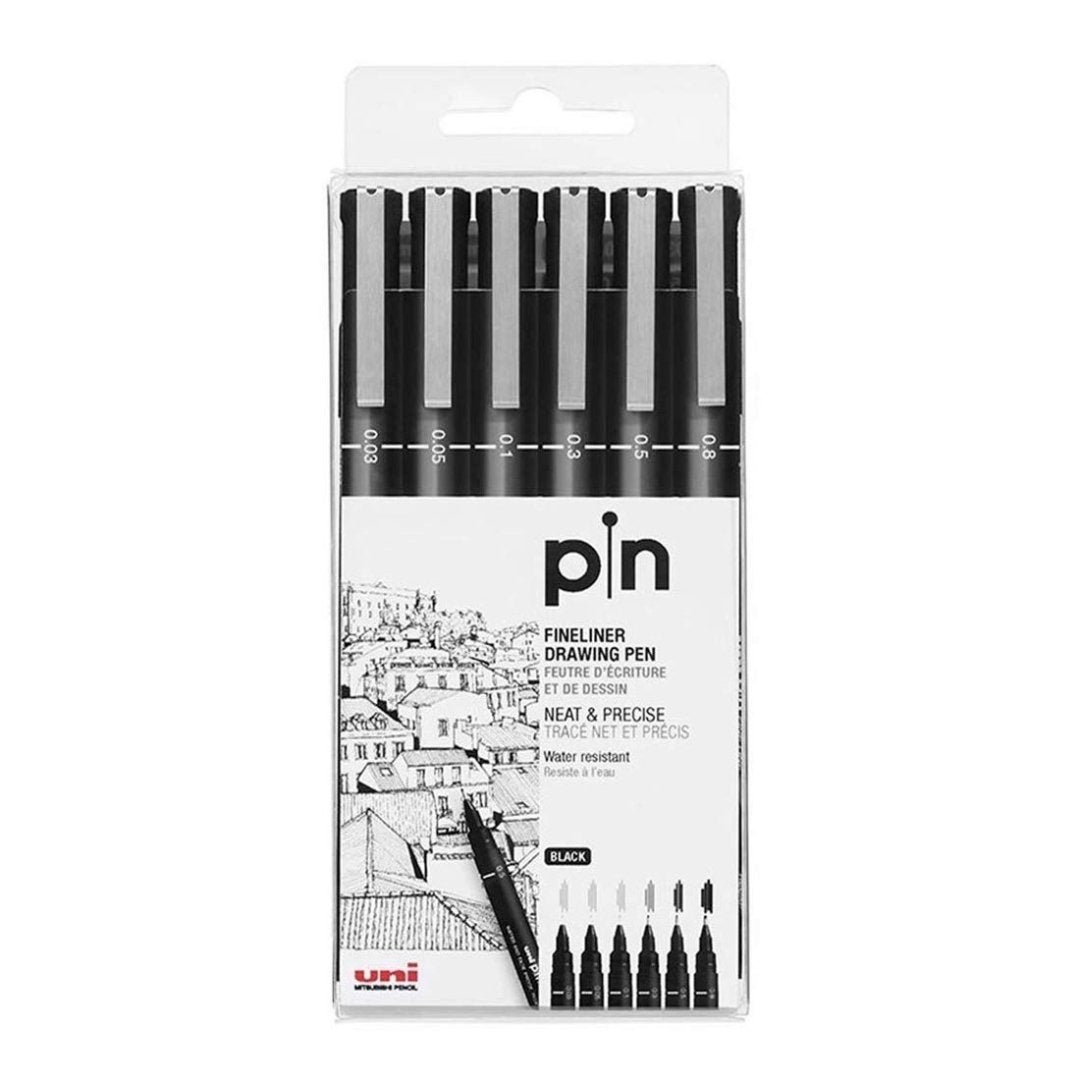 Uniball Fineliner Drawing Pens Pack