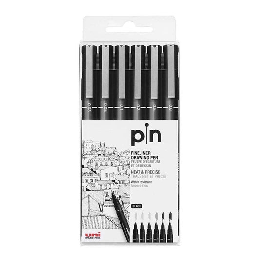 Uniball Fineliner Drawing Pens Pack