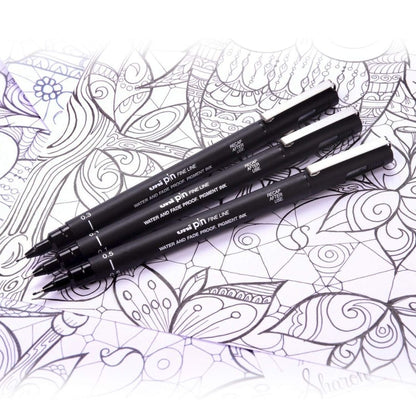 Uniball Fineliner Drawing Pens Pack