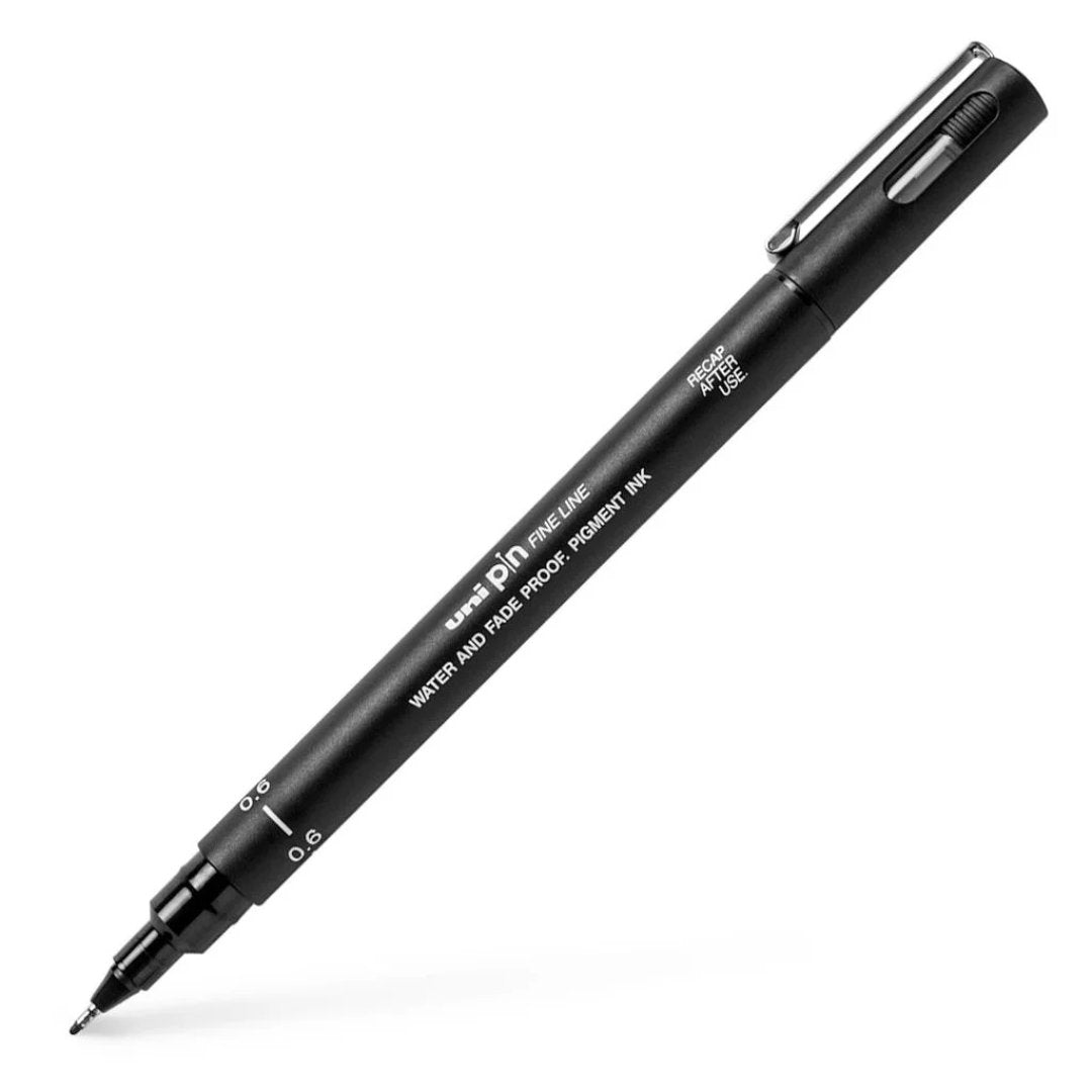 Uni-Ball Uni Pin Fine Line Drawing Pen - Black