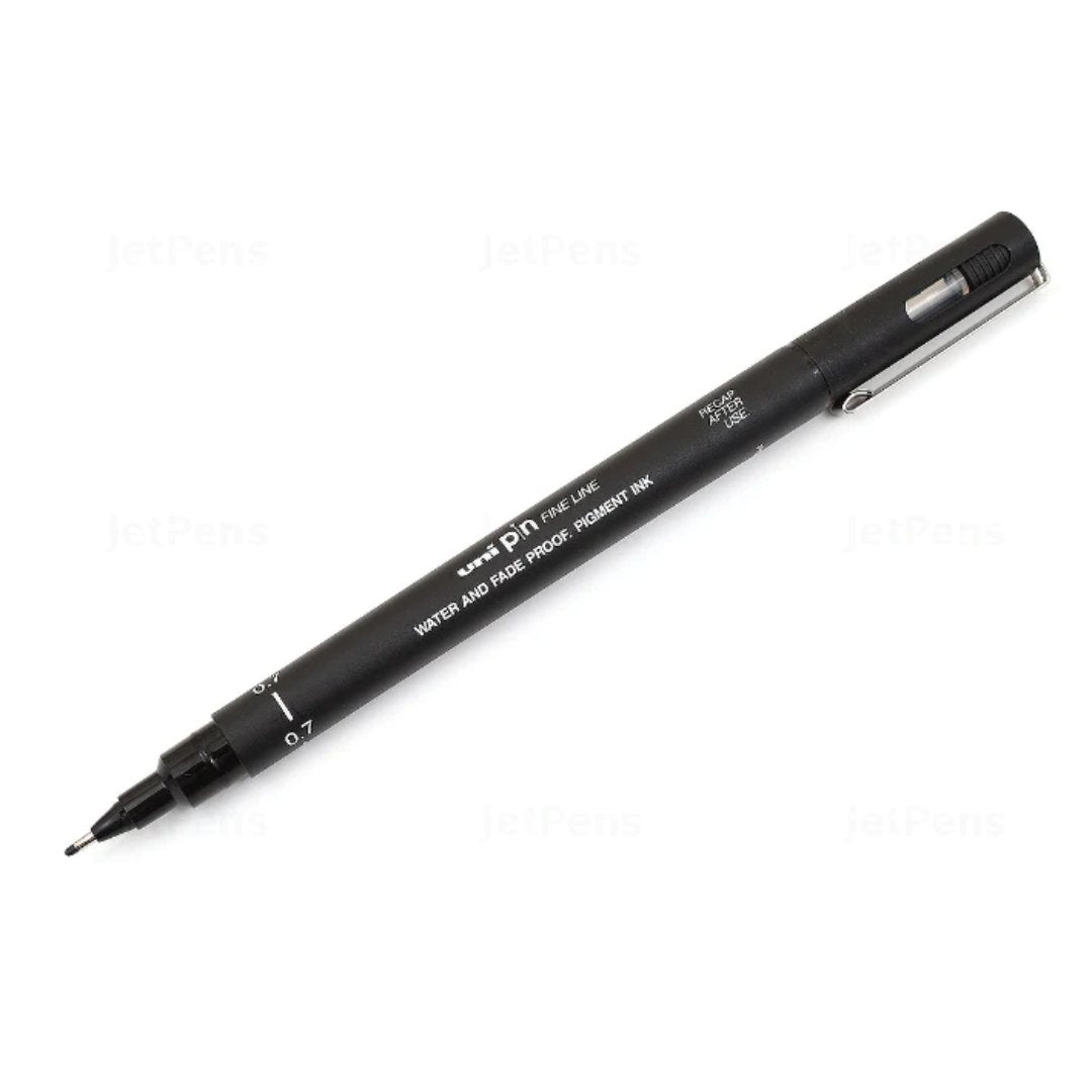 Uni-Ball Uni Pin Fine Line Drawing Pen - Black