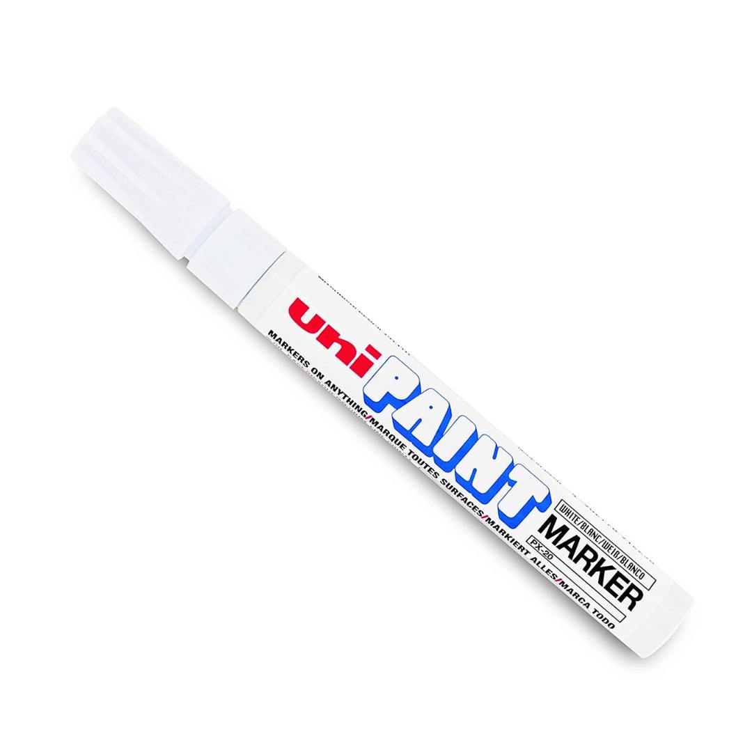 Uniball PX-20 Paint Marker (White,Pack of 10)