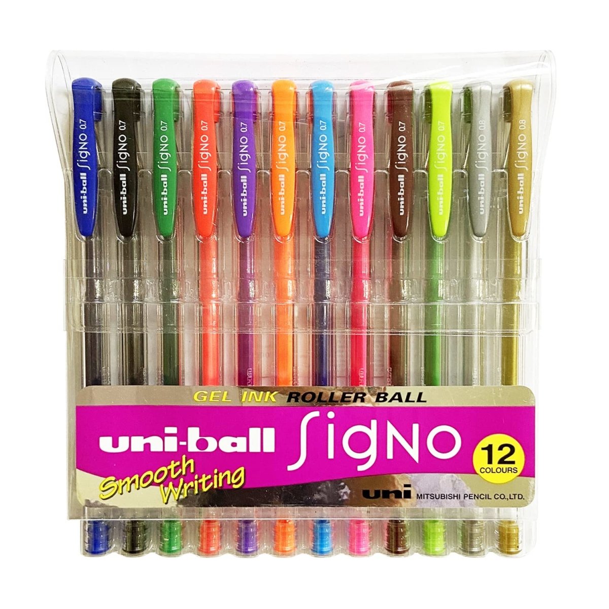 Uniball UM 100 Signo Gel Pen Wallet 0.7mm